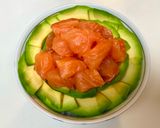 A picture of step 2 of Salmon Avocado Don Rice Bowl.