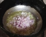 A picture of step 1 of Sattu Sandwich.