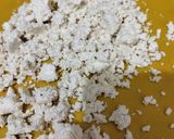 A picture of step 1 of Chanar barfi.