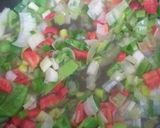 Foto del paso 9 de la receta: Arroz integral con pollo🍗 y verduras🥕🥒🌶