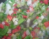 Foto del paso 9 de la receta: Arroz integral con pollo🍗 y verduras🥕🥒🌶