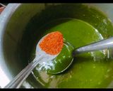 A picture of step 8 of Palak soup.