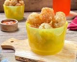 Foto langkah ke 5 dari resep Pom Pom Tahu Bumbu Putih.
