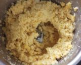 A picture of step 2 of Vatli Dal - Ground Lentil stir fry.