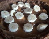 A picture of step 4 of Banoffee pie my way.