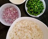 A picture of step 1 of Fried rice.