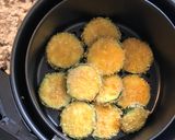 A picture of step 5 of Air Fryer Fried Zucchini.