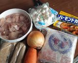 花生沙爹雞肉咖哩的食譜步驟1照片