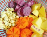 Hình bước làm 1 của món Canh sườn hạt sen rau củ