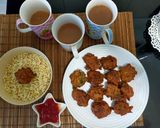 মুচমুচে পেঁয়াজু পকোড়া (muchmuche peyaju pakora recipe in Bengali) রেসিপি ধাপ - 3 ছবি