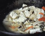 清爽的豆腐炒雞肉的食譜步驟4照片