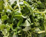 A picture of step 1 of Watercress and Soya Seeds ki Sabji.