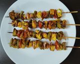 A picture of step 5 of Paneer tikka.