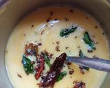 A picture of step 3 of Kadhi Chawal.