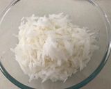 A picture of step 1 of Taiwanese pan-fried daikon shreds & bacon pie.