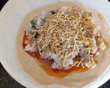 A picture of step 9 of Sev paratha.