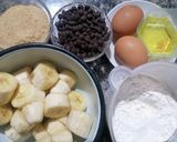 Foto del paso 1 de la receta: Keke de plátano con chispas de chocolate