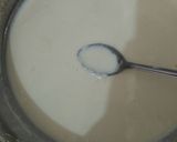 A picture of step 2 of Makhana kheer and jalebi parfait.