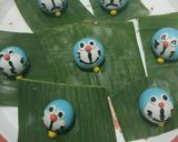 Foto langkah ke 5 dari resep Kue Bugis Doraemon.