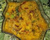 A picture of step 7 of Methi daal.
