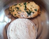 A picture of step 2 of Thepla(Besan methi na thepla).