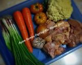 Foto langkah ke 1 dari resep Ayam Bumbu Capcay.