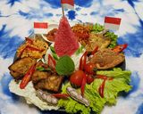 Foto langkah ke 4 dari resep Nasi Lemak Merah Putih ⛳.