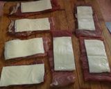 Foto del paso 2 de la receta: Brochetas de solomillo de cerdo con queso rebozado