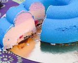 Une image de l'étape 5 de Entremet pêche blanc et framboise.