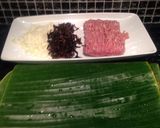 Hình bước làm 1 của món Bánh giò