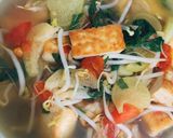 Hình bước làm 4 của món Canh chua đậu hũ/canh chua chay