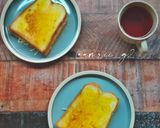 Foto langkah ke 3 dari resep Garlic Roti Tawar Teflon.