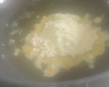 A picture of step 2 of Besan Sheera.