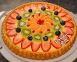 A picture of step 4 of 🍰🍓🥝🍊🍇Obsttorte German Fruit Flan/Tart🍰🍓🥝🍊🍇.