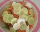 A picture of step 2 of Veggies salad.