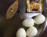 A picture of step 2 of Egg Biryani.