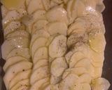 Foto del paso 3 de la receta: Lenguado al queso azul sobre hojaldre de papas