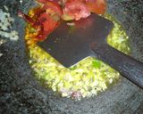 भाजी मसाला अंडा फ्रेंच टोस्ट (bhaji masala anda french toast recipe in Hindi) रेसिपी चरण 3 फोटो