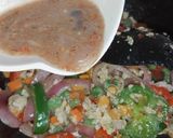 A picture of step 17 of Golden chicken with veggies.