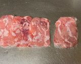 A picture of step 1 of Japanese Tonkatsu Roll.