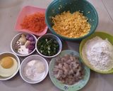 Foto langkah ke 1 dari resep Bakwan jagung udang sembunyi.