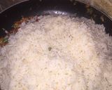 A picture of step 6 of White fried rice.