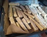 Paluszki z cukinii pieczone w piekarniku krok przepisu 3 zdjęcie