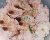 A picture of step 4 of Haray bharai chicken nuggets.