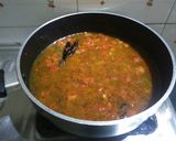 A picture of step 4 of Dal Khichdi.