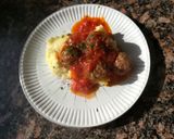 Foto del paso 5 de la receta: Albóndigas con salsa de tomates y puré