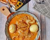 Foto langkah ke 5 dari resep Sayur Santan Tempe Sawi Putih dengan Bumbu Gulai.