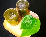 A picture of step 3 of Betel leaf Sarbat.