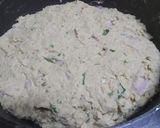 A picture of step 3 of Radish thepla.