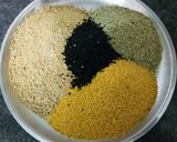 A picture of step 4 of Aam ka khatta achaar.